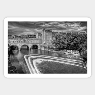 Pulteney Bridge and River Avon in Bath Sticker